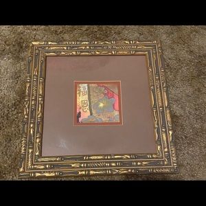 Asian Flower Framed Picture